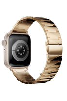 Apple Watch Uyumlu Artus Loop Çelik Kordon Redwood