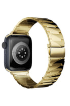 Apple Watch Uyumlu Artus Loop Çelik Kordon Sand