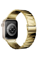 Apple Watch Uyumlu Artus Loop Çelik Kordon Sand