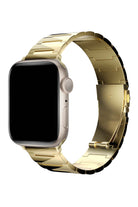 Apple Watch Uyumlu Artus Loop Çelik Kordon Sand