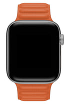 Apple Watch Uyumlu Baklalı Deri Loop Kordon Agat