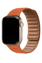 Apple Watch Uyumlu Baklalı Deri Loop Kordon Agat