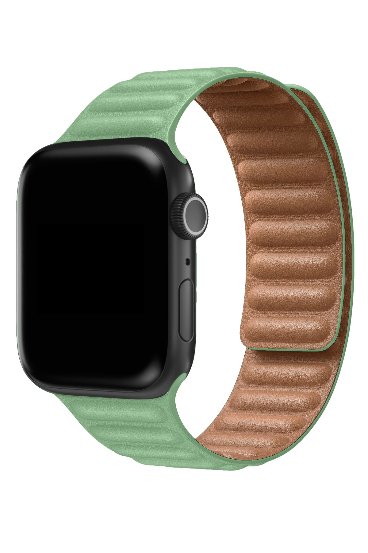 Apple Watch Uyumlu Baklalı Deri Loop Kordon Aventurin