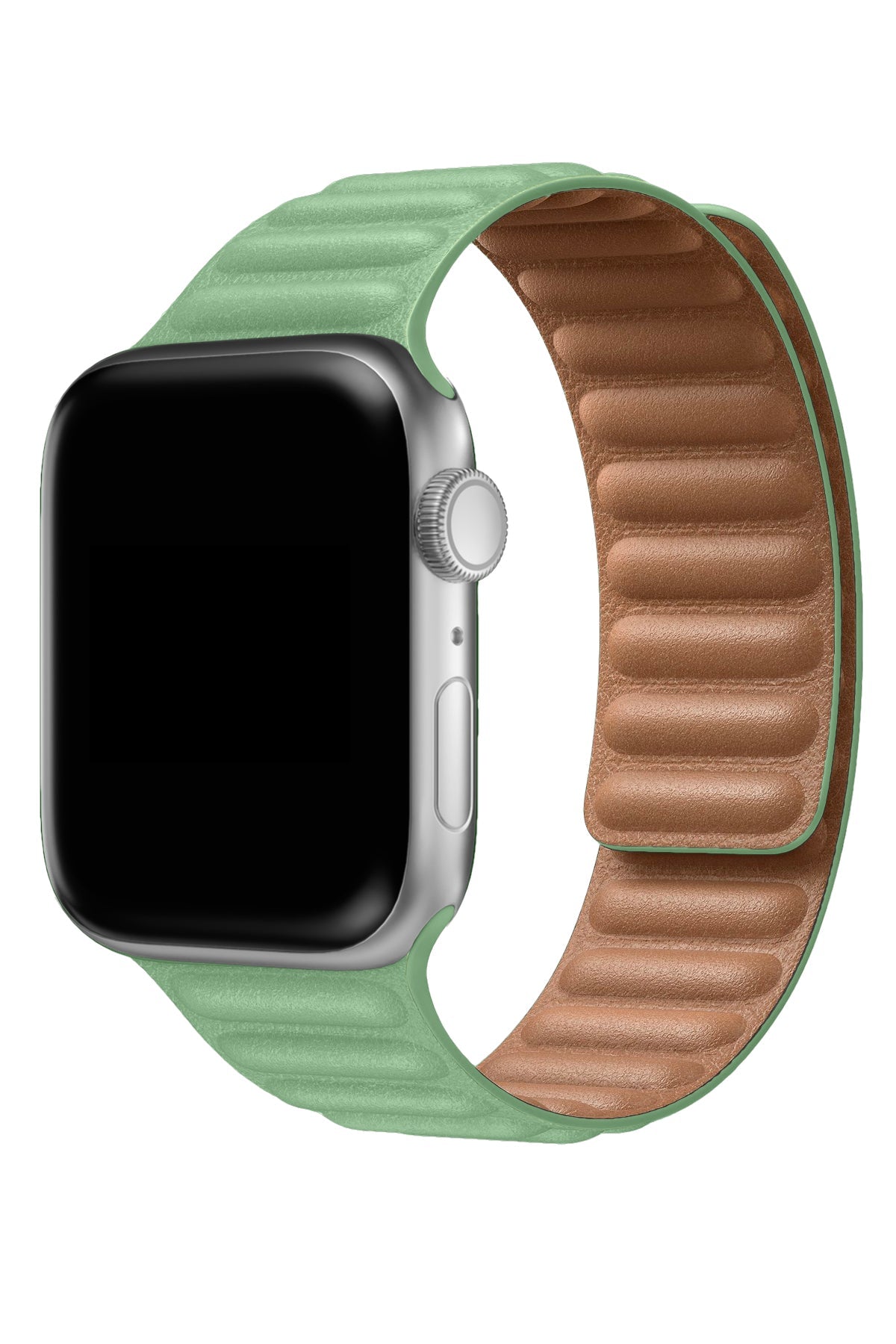 Apple Watch Uyumlu Baklalı Deri Loop Kordon Aventurin