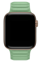 Apple Watch Uyumlu Baklalı Deri Loop Kordon Aventurin