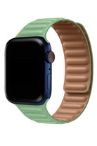 Apple Watch Uyumlu Baklalı Deri Loop Kordon Aventurin