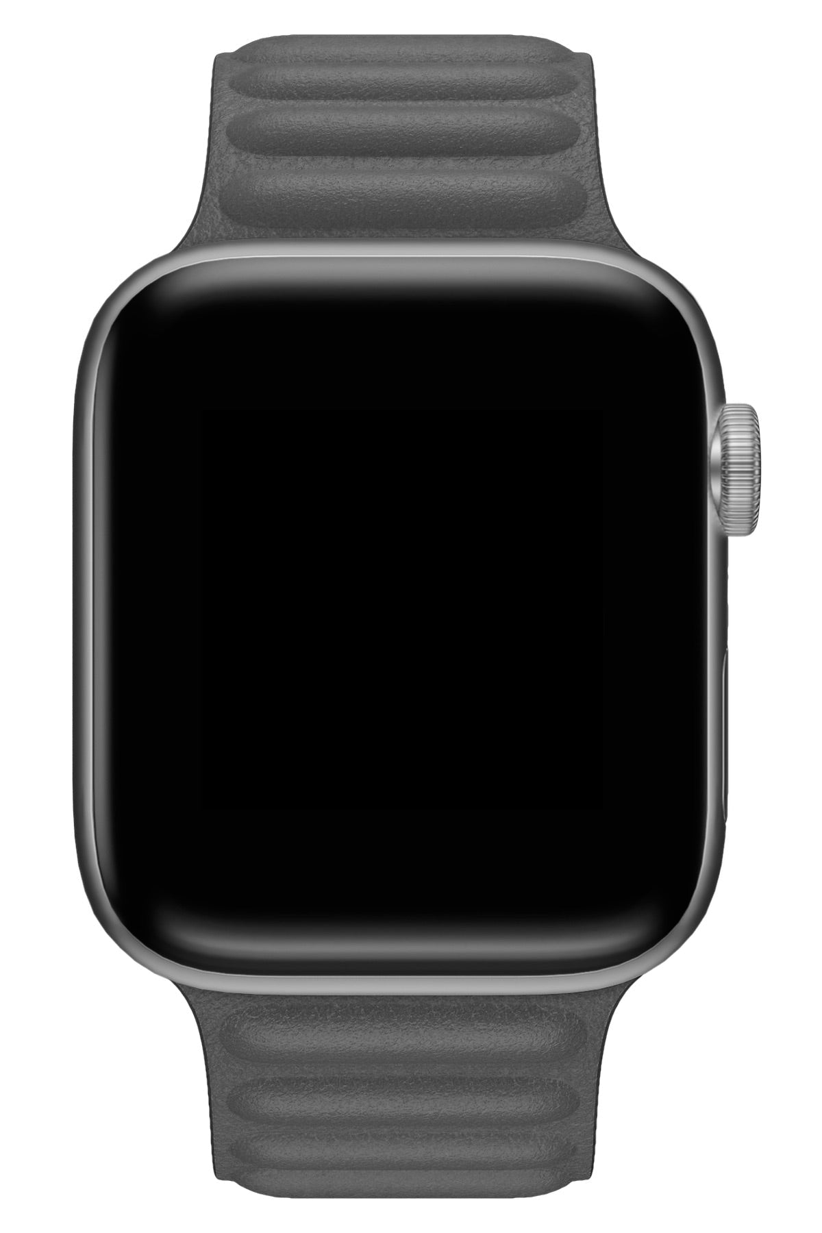 Apple Watch Uyumlu Baklalı Deri Loop Kordon Gri
