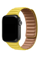 Apple Watch Uyumlu Baklalı Deri Loop Kordon Limoni