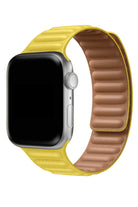 Apple Watch Uyumlu Baklalı Deri Loop Kordon Limoni