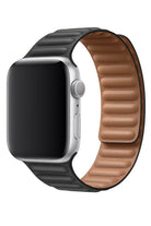 Apple Watch Uyumlu Baklalı Deri Loop Kordon Siyah