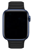 Apple Watch Uyumlu Baklalı Deri Loop Kordon Siyah
