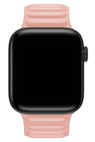 Apple Watch Uyumlu Baklalı Deri Loop Kordon Somon