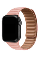 Apple Watch Uyumlu Baklalı Deri Loop Kordon Somon
