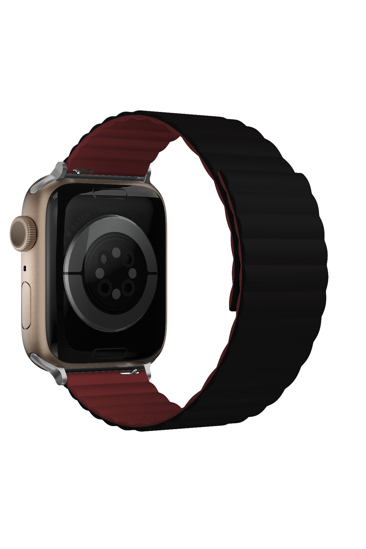 Apple Watch Uyumlu Baklalı Louis Loop Kordon Cool Black