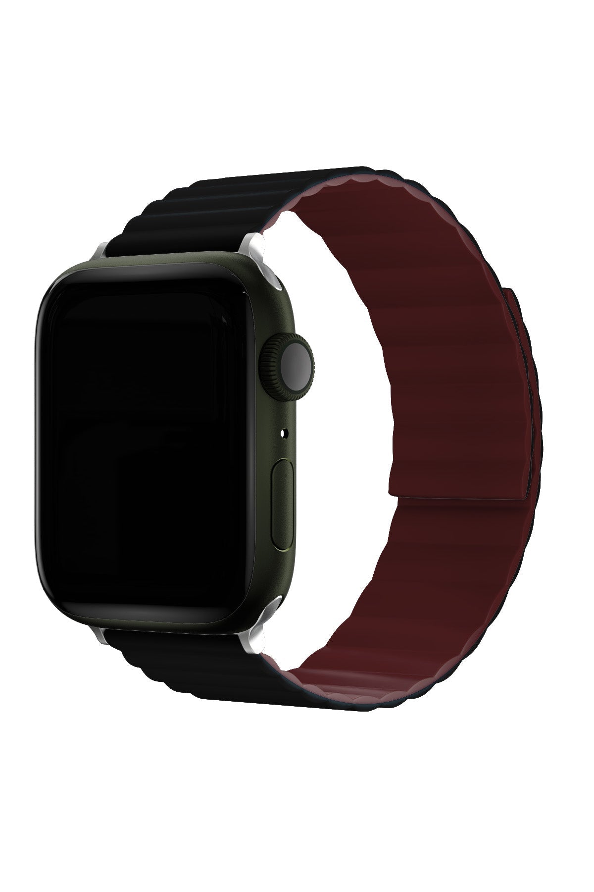 Apple Watch Uyumlu Baklalı Louis Loop Kordon Cool Black