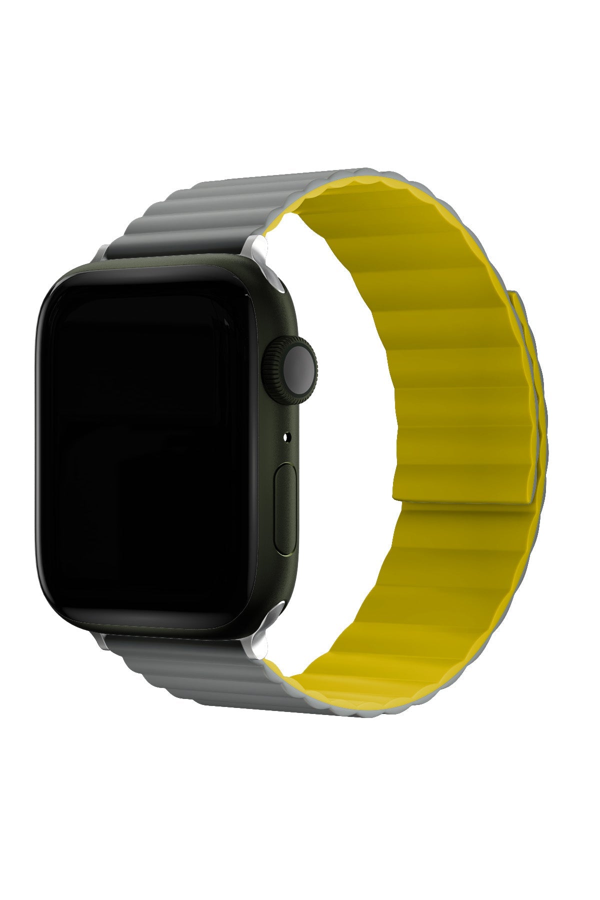 Apple Watch Uyumlu Baklalı Louis Loop Kordon Medium Gray