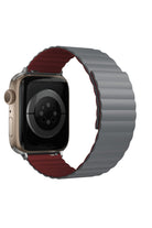 Apple Watch Uyumlu Baklalı Louis Loop Kordon Stone Red