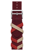 Apple Watch Uyumlu Basic Loop Örme Kordon Reddish