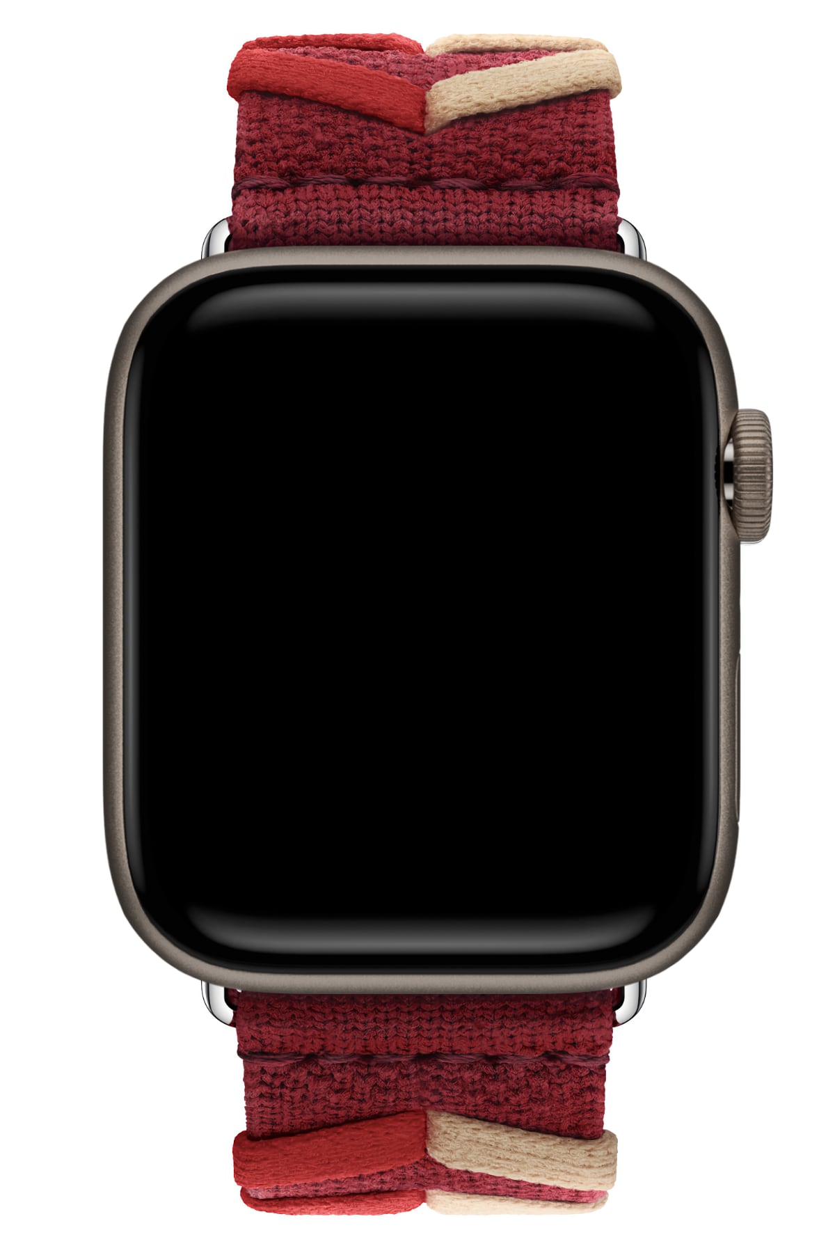 Apple Watch Uyumlu Basic Loop Örme Kordon Reddish