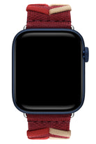 Apple Watch Uyumlu Basic Loop Örme Kordon Reddish