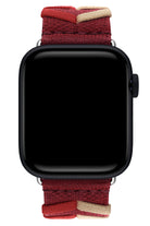 Apple Watch Uyumlu Basic Loop Örme Kordon Reddish
