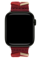 Apple Watch Uyumlu Basic Loop Örme Kordon Reddish