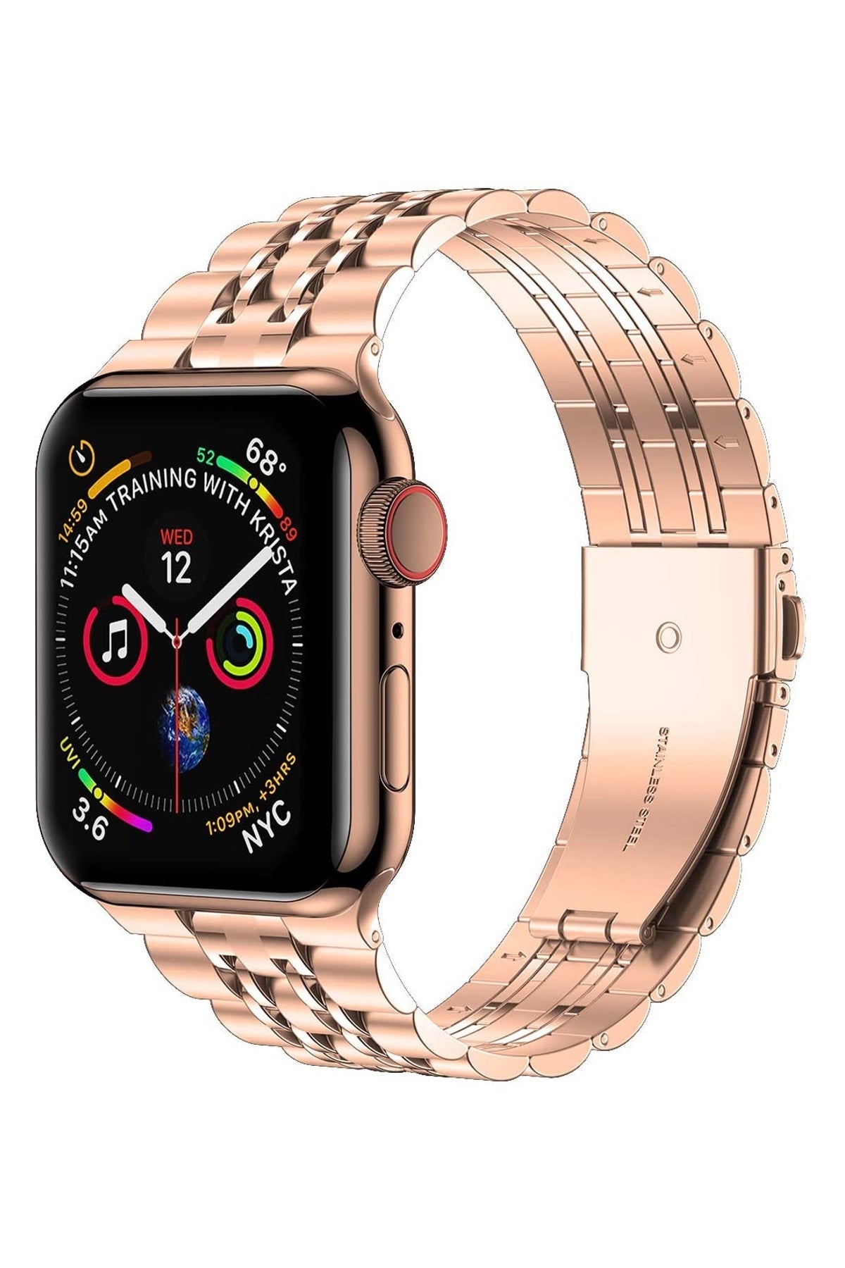 Apple Watch Uyumlu Beads Loop Çelik Kordon July