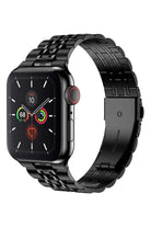 Apple Watch Uyumlu Beads Loop Çelik Kordon Onyx