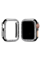 Apple Watch Uyumlu Bumper Taşlı Parlak Kasa Abby