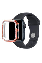 Apple Watch Uyumlu Bumper Taşlı Parlak Kasa Liserian
