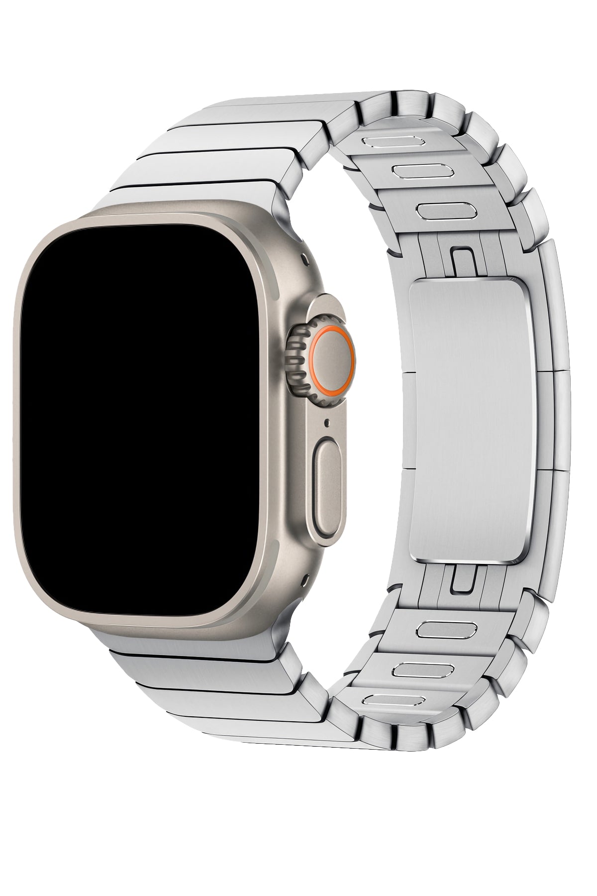 Apple Watch Uyumlu Bilezik Loop Kordon Gümüş Gri