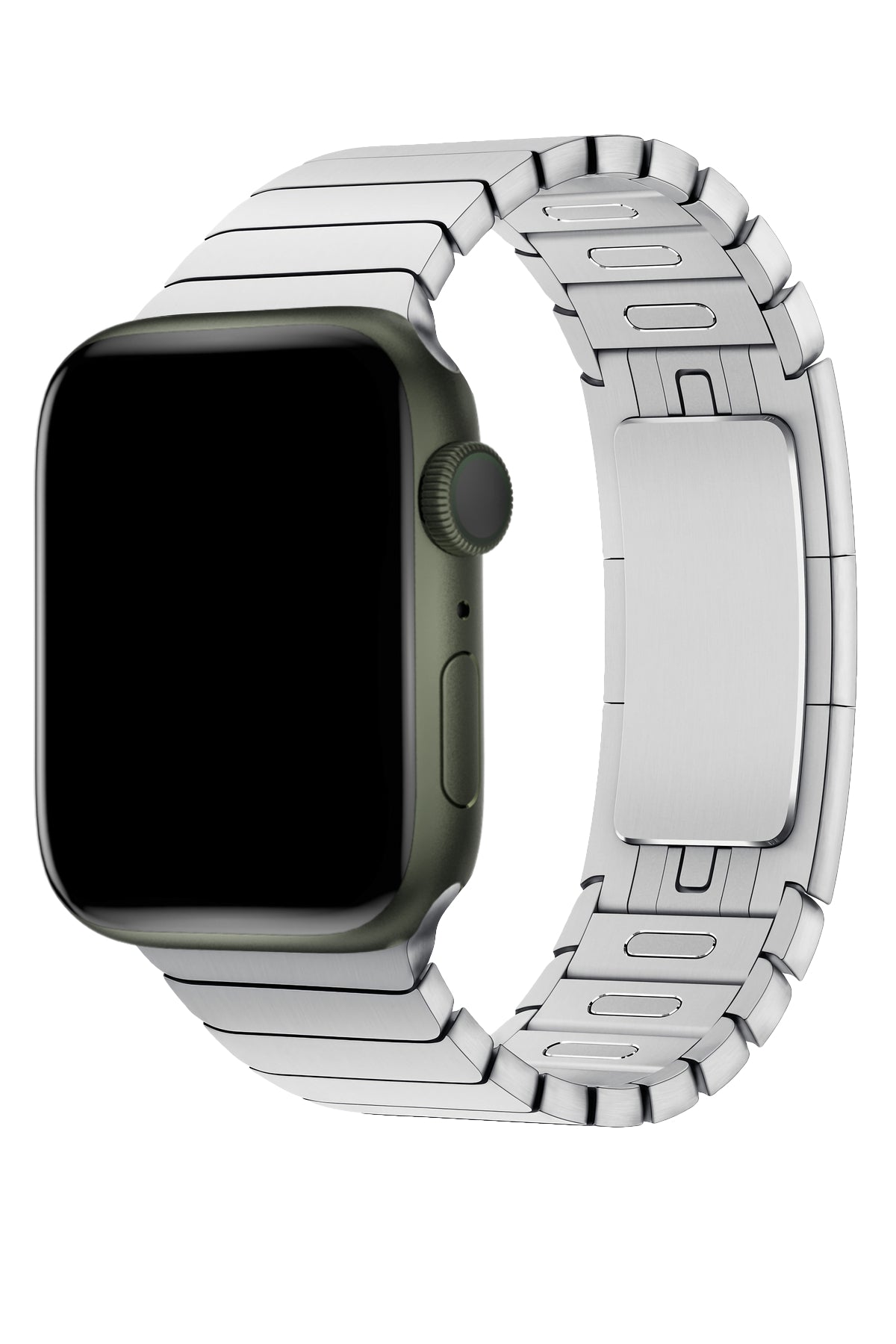 Apple Watch Uyumlu Bilezik Loop Kordon Gümüş Gri