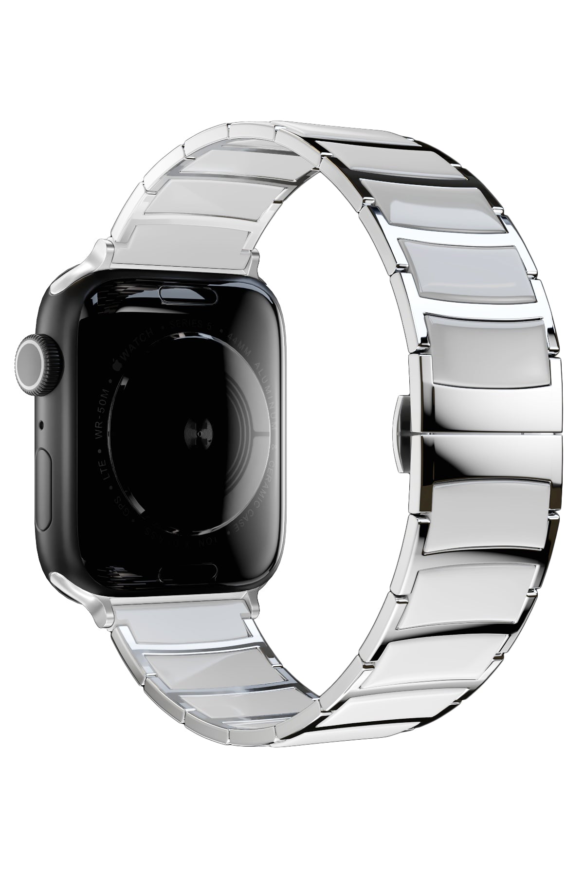 Apple Watch Uyumlu Çelik Seramik Luna Loop Kordon Havlit