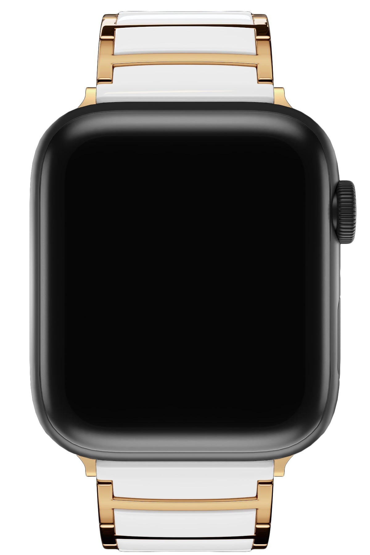 Apple Watch Uyumlu Çelik Seramik Luna Loop Kordon Sitrin