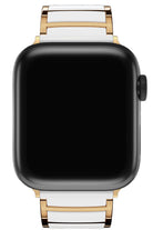 Apple Watch Uyumlu Çelik Seramik Luna Loop Kordon Sitrin