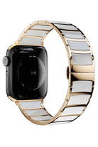 Apple Watch Uyumlu Çelik Seramik Luna Loop Kordon Sitrin