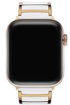 Apple Watch Uyumlu Çelik Seramik Luna Loop Kordon Sitrin