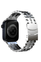 Apple Watch Uyumlu Çelik Steelmaster Loop Kordon Bright Gray