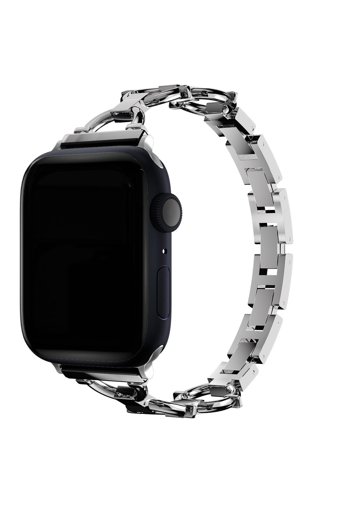 Apple Watch Uyumlu Chain Loop Kordon Light Gray