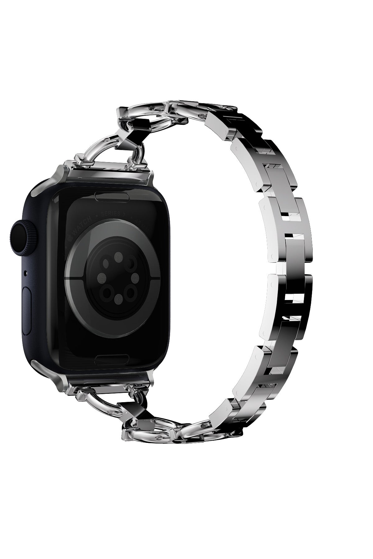 Apple Watch Uyumlu Chain Loop Kordon Light Gray
