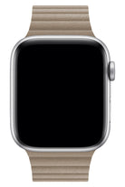 Apple Watch Uyumlu Deri Loop Kordon Bej
