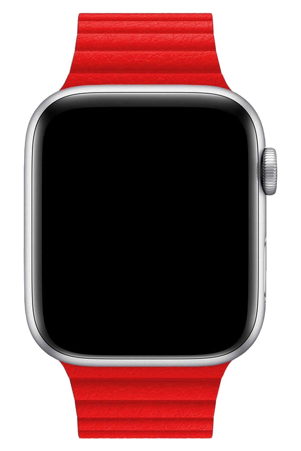 Apple Watch Uyumlu Deri Loop Kordon Kırmızı