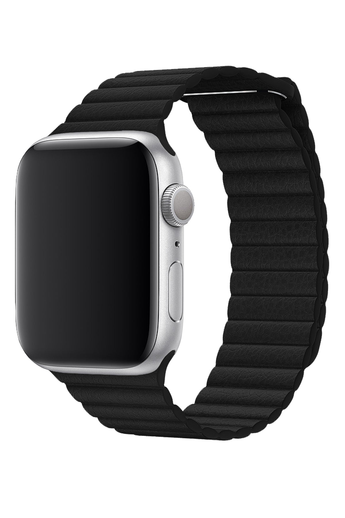 Apple Watch Uyumlu Deri Loop Kordon Siyah