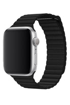 Apple Watch Uyumlu Deri Loop Kordon Siyah