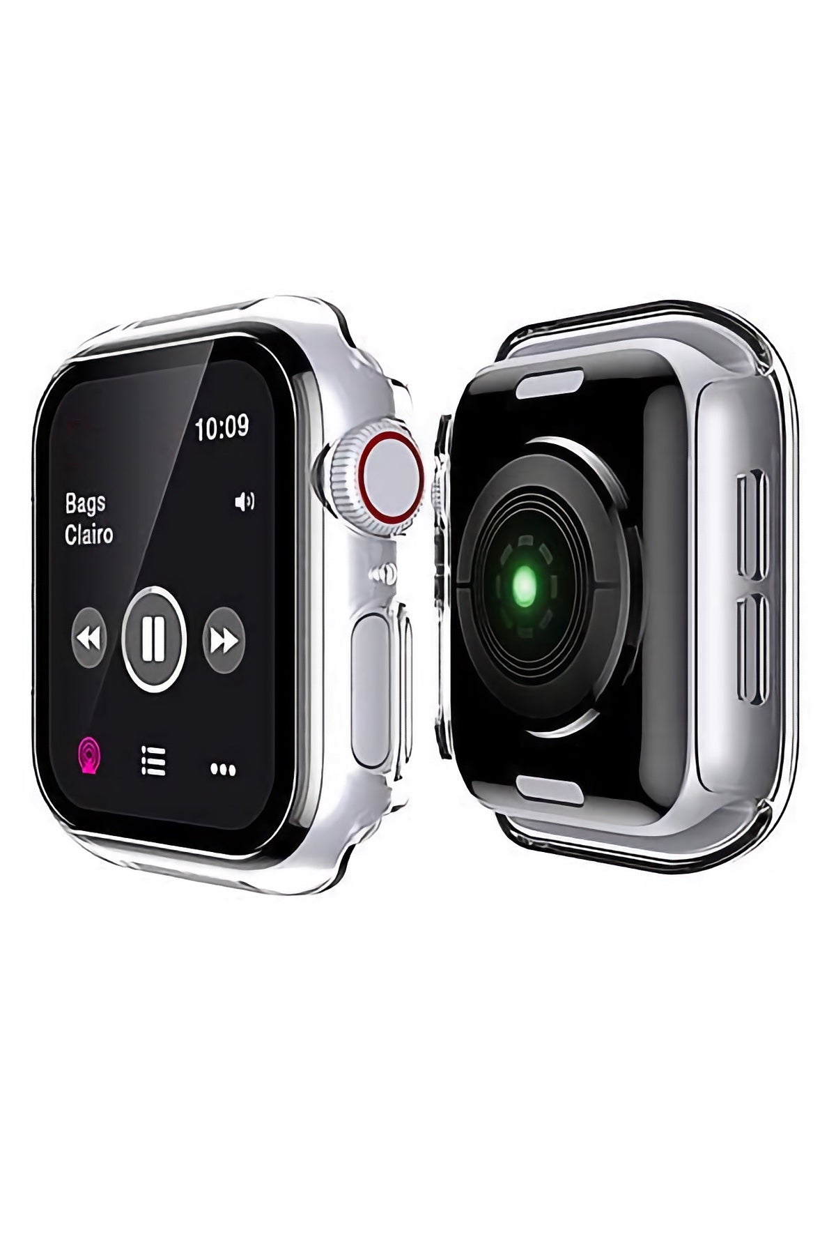 Apple Watch Uyumlu Ekran Koruyucu Şeffaf Kasa