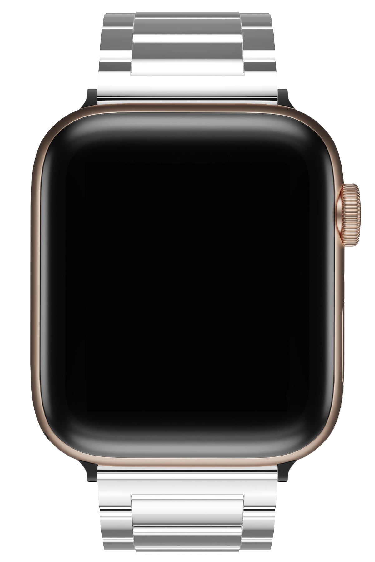 Apple Watch Uyumlu Gloss Loop Çelik Kordon Gümüş Gri