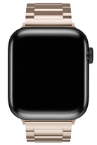 Apple Watch Uyumlu Gloss Loop Çelik Kordon Rose Gold