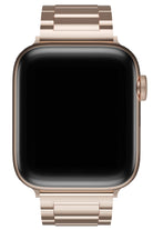 Apple Watch Uyumlu Gloss Loop Çelik Kordon Rose Gold