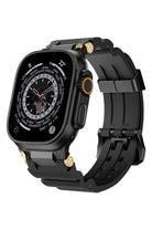 Apple Watch Ultra Uyumlu Gripline Kordon Blackout Siyah Toka