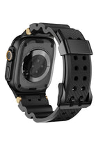 Apple Watch Ultra Uyumlu Gripline Kordon Blackout Siyah Toka